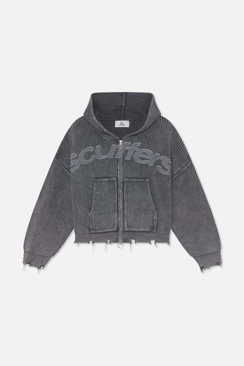 New Light Dark Buzz Knit Zipper