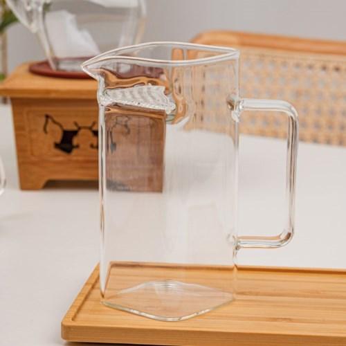 티세라 사각 거름망 유리 숙우 中 270ml (월아배)