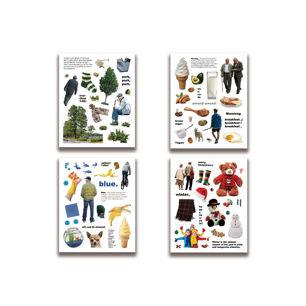 [ object ver.2 ] 오브제스티커 오브제 다이어리꾸미기 다꾸 다꾸스티커 스티커 스크랩