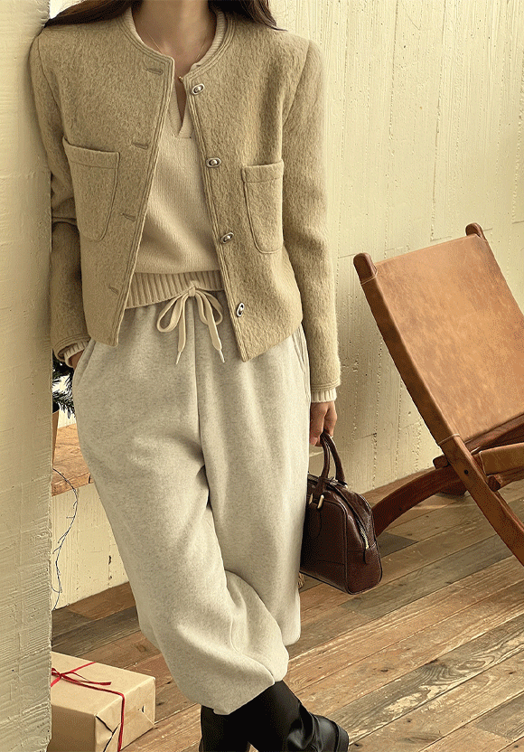 에비뉴 브러쉬울자켓jk(2color)