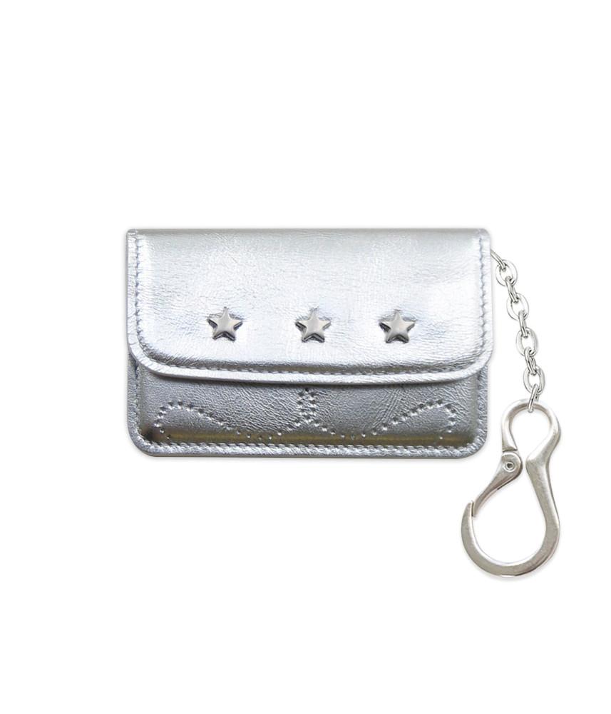 에포에(ETPOÈT) 스타 스터드 카드지갑 (크랙실버 - 리뉴얼버전)