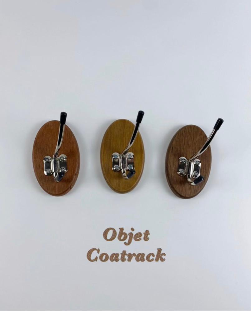 오브제코트랙 우드코트랙 1구코트랙 코트랙 코트걸이 모자걸이 벽걸이 후크