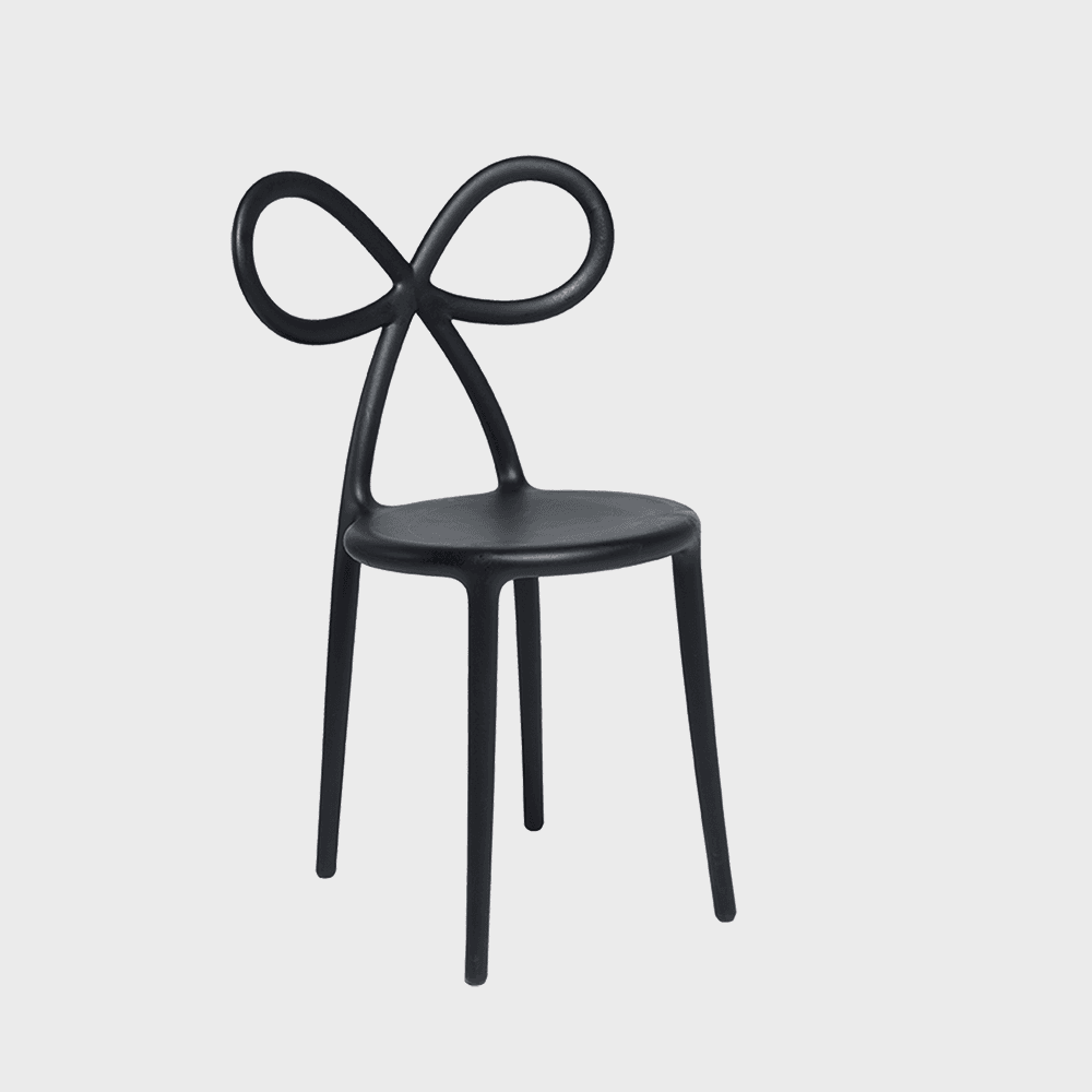 리본 체어 블랙 / Ribbon Chair Black