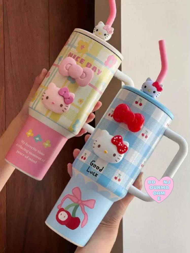 베리키티 텀블러 빨대 대용량텀블러 1200ml