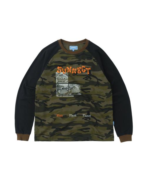 W.A.M. Raglan LS Tee - Camo
