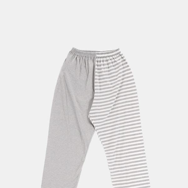 Half-and-half pants (grey)