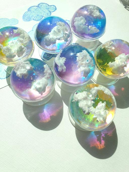 🔮오로라 반구 그립 스마트톡☁️