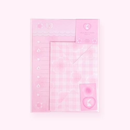 Cherry blossom rabbit ♡ 편지지 세트