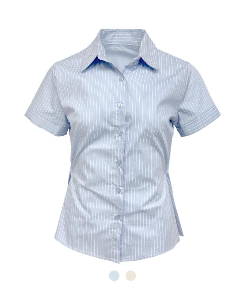 클린 라인 셔츠 블라우스