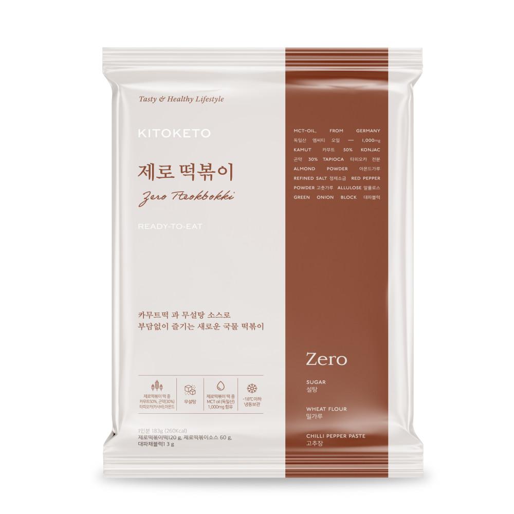 [키토케토] 제로떡볶이 밀가루 고추장 없는 저칼로리 다이어트 떡볶이 곤약 카무트