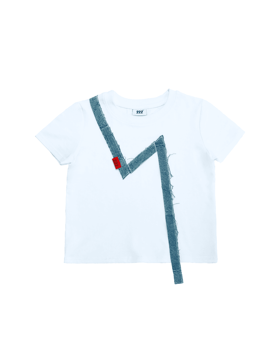 DENIM PATCH SHORT SLEEVE (WOMEN)