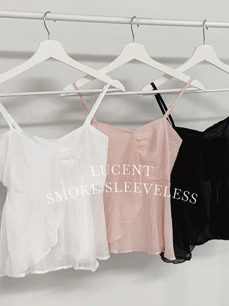 [끈조절/여리핏] 쉬폰벨 프릴 슬리브리스 블라우스 - 3C