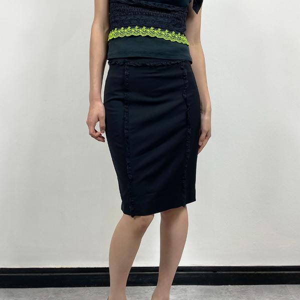 2012S/S LACE DETAILS SKIRT