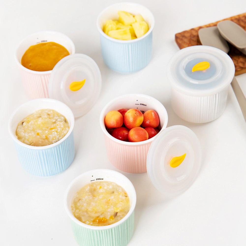 인콕 도자기 이유식용기