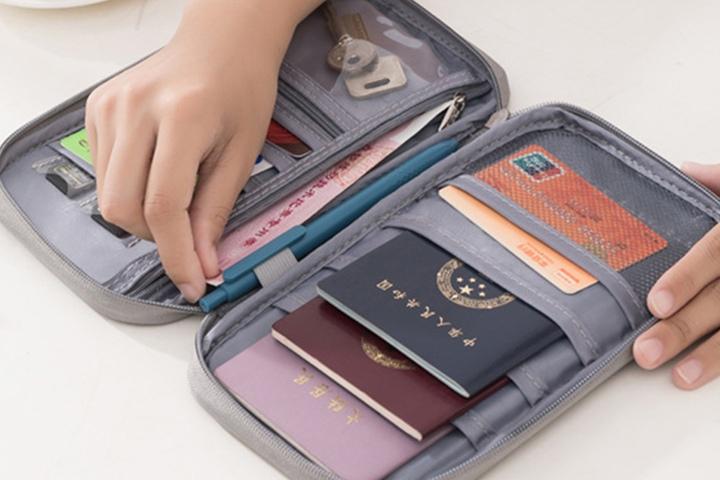 올인원 여권케이스 여권지갑 여행용지갑 커버 가방 파우치 대형