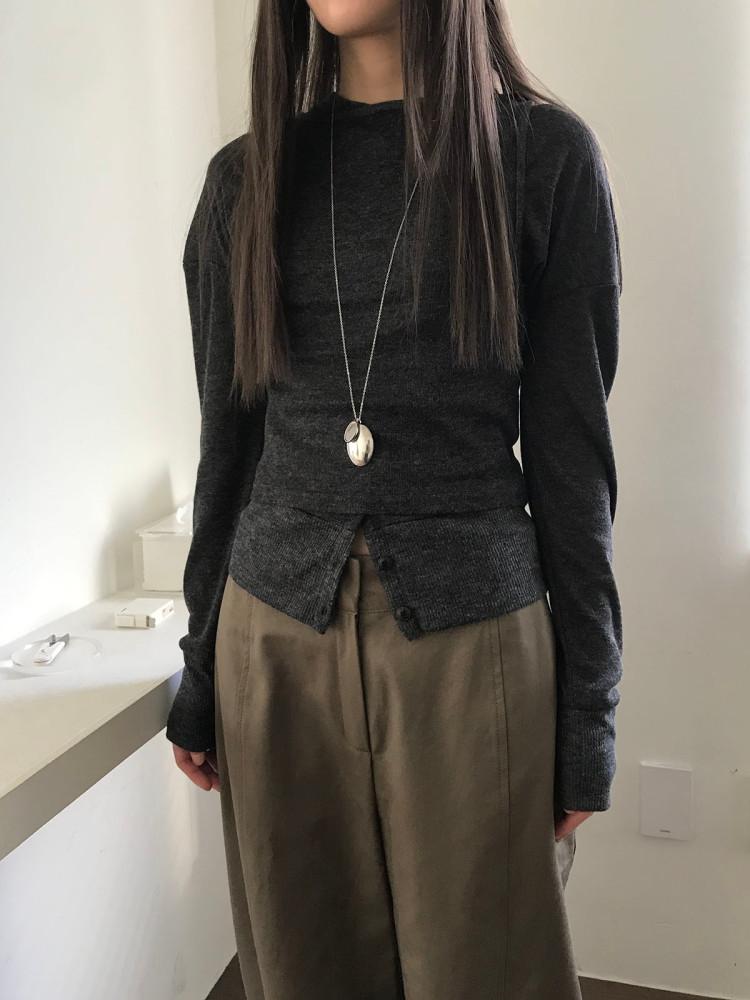 [미엔느] HIT SET CARDIGAN / 히트 세트 가디건 (3col)