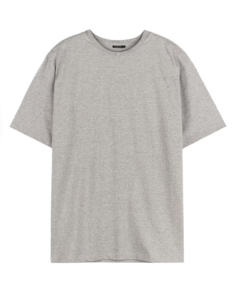 [HAUSBACKEN] DAILY T-SHIRT (MELANGE GREY)