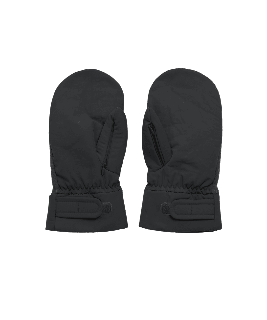 Twofold Fleece Mitten Glove / Charcoal