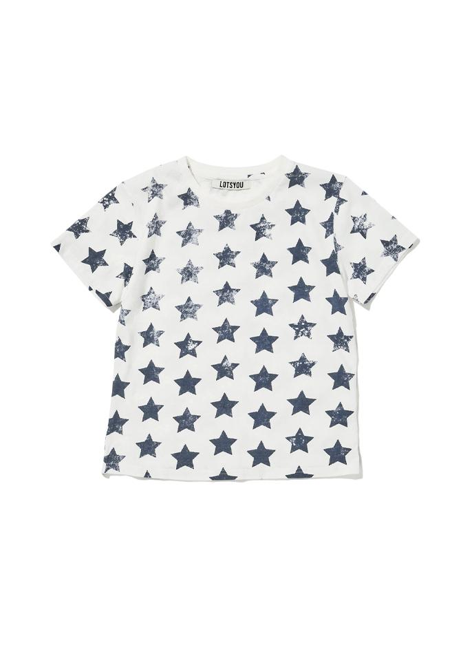 lotsyou_Bella vintage star tee White