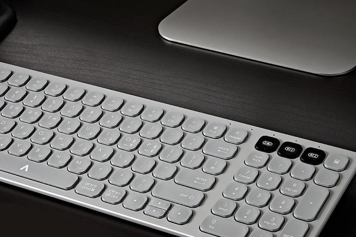 만렙 BK201 PC 애플 맥북 태블릿 아이패드 핸드폰 멀티페어링 무선 블루투스 키보드