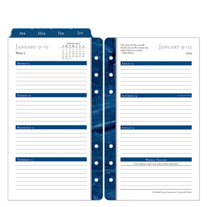 Monticello Weekly Ring-bound Planner