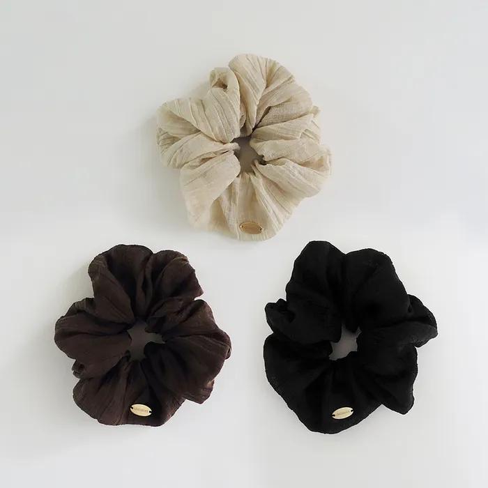 wrinkle scrunchie (3color) [black 7/17 부터 순차 발송]