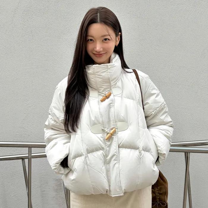 [민경PICK][W][RDS]두굿_토글 장식 숏다운 점퍼 - 2color MZDJ8205