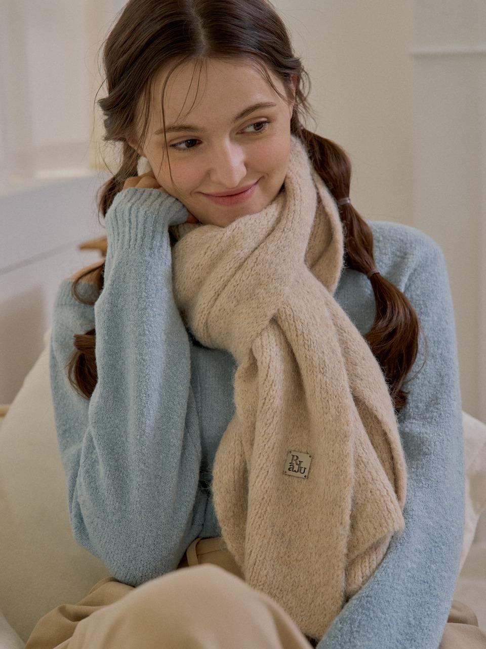 FLUFFY KNIT MUFFLER_9 COLOR / 플러피 니트 머플러