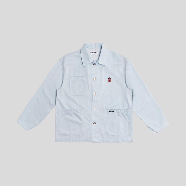 스트라이프드 워크 자켓