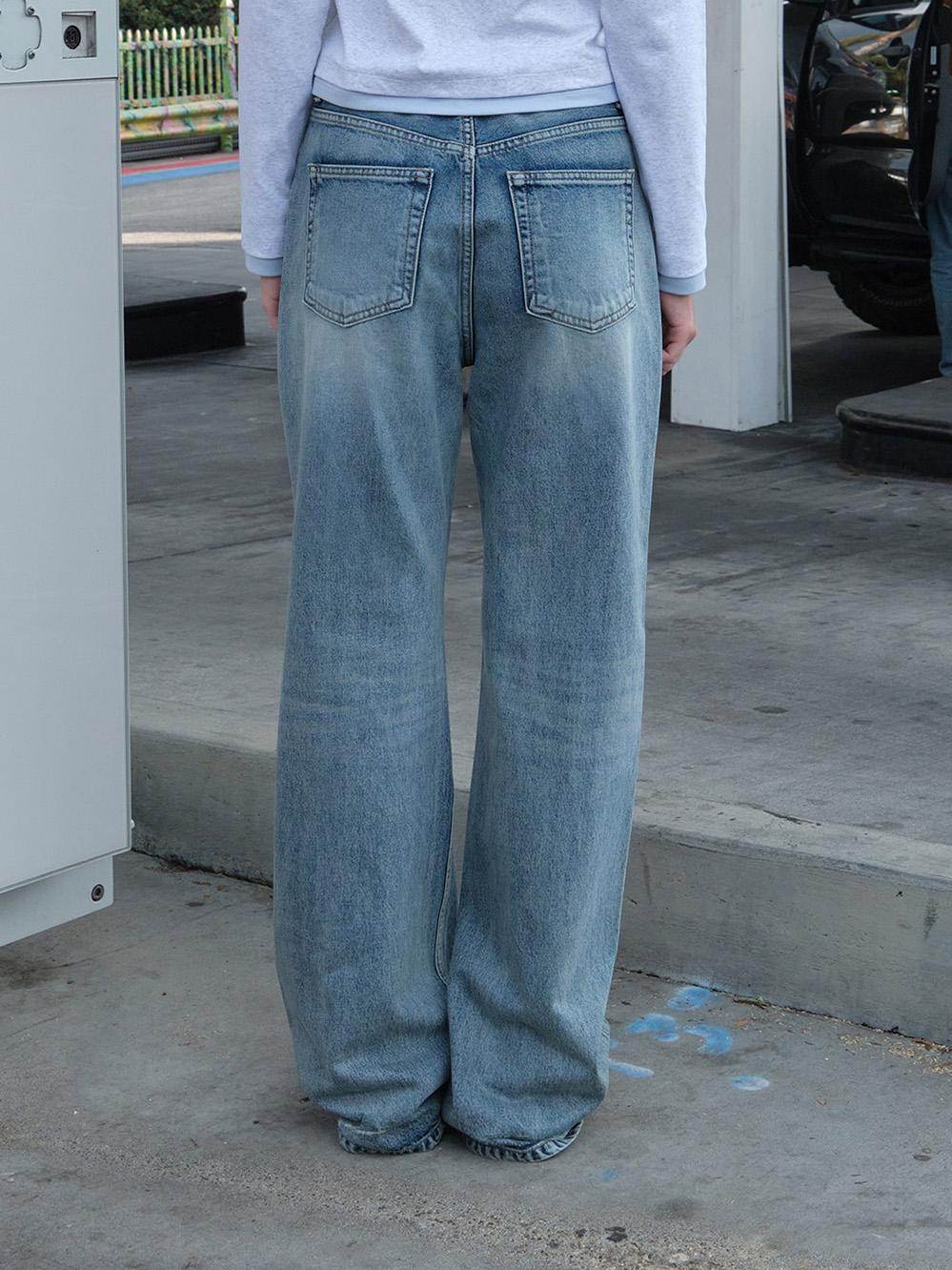 [3/11 예약배송] RELAXED-FIT JEANS_BLUE