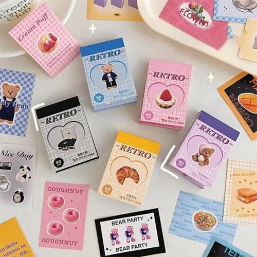 키치베어스티커북 11종 50p