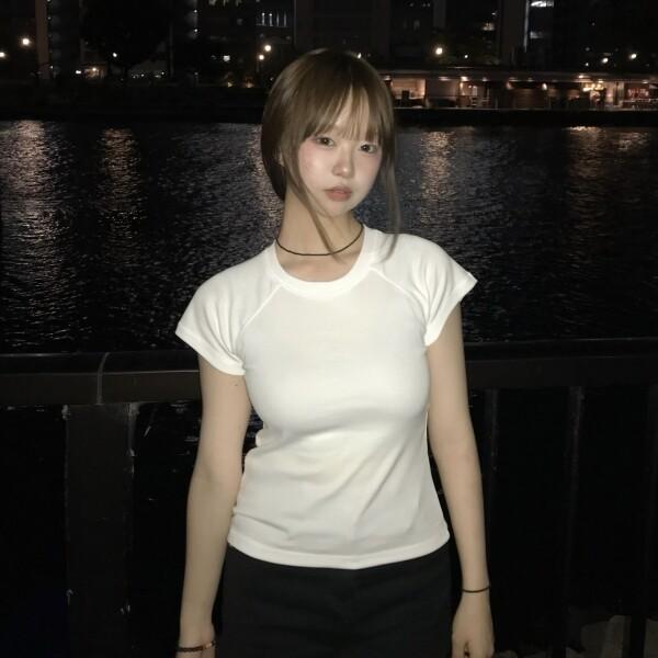 keemy 슬림핏 베이직 반팔티