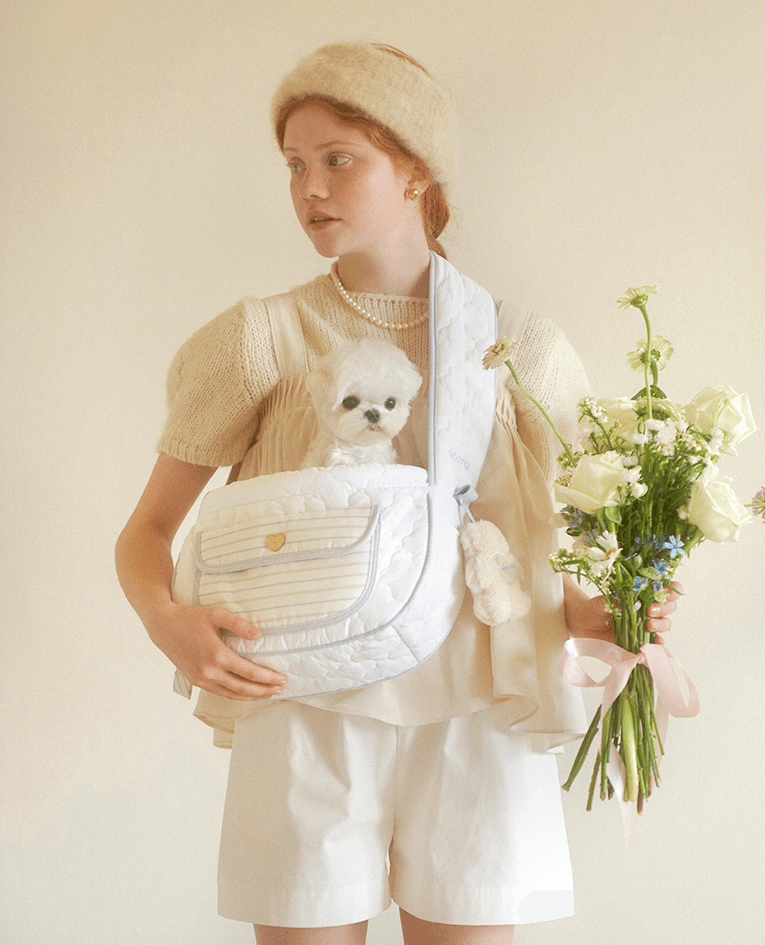 Milky Valentine bag (baby blue)