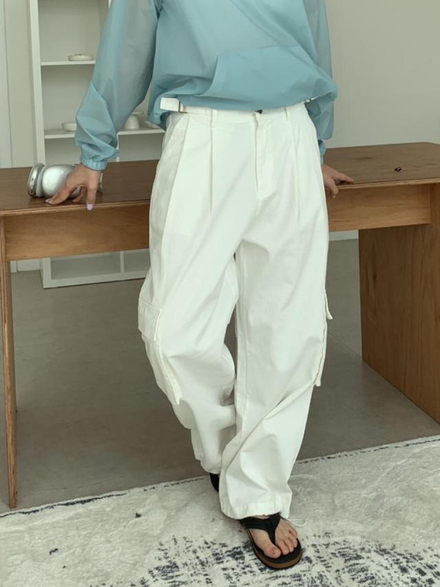 [MD 추천!] 비인 스트링 카고 비죠 pants (4 color)
