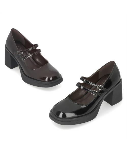 인텐스 여성 플랫폼 투스트랩 메리제인 로퍼 7cm LCWD65I539