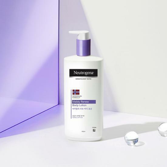뉴트로지나 비져블리 리뉴 바디 로션 450ml