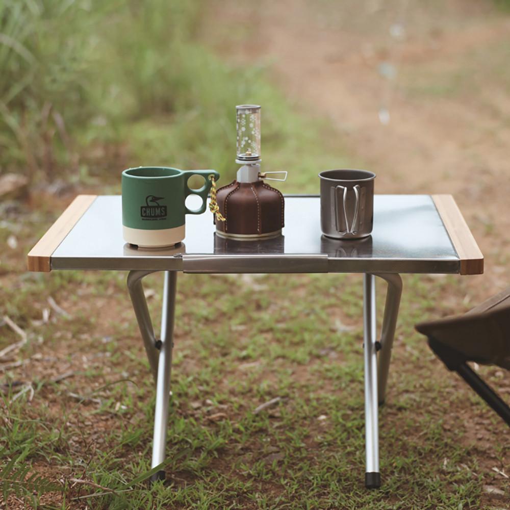 스테인리스 접이식 캠핑 테이블 야외 피크닉 감성 스텐 테이블
