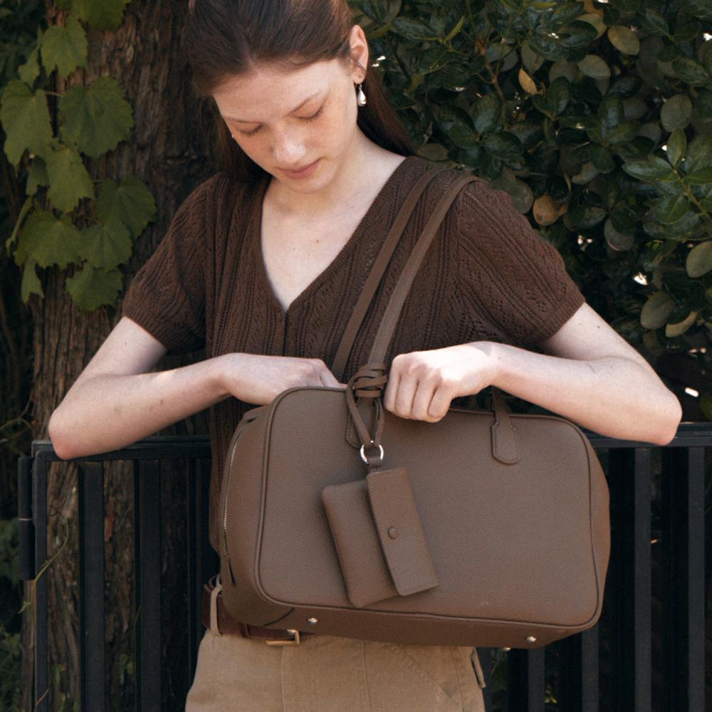 Elise Boston Bag Plus Etoffe