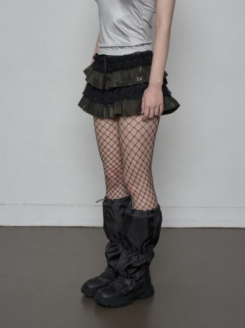 TUTU MIX SKIRT PANTS / CAMO