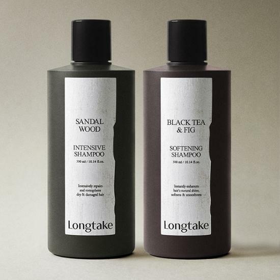 롱테이크 샴푸 300ml 2종 [샌달우드/블랙티앤피그] 택1