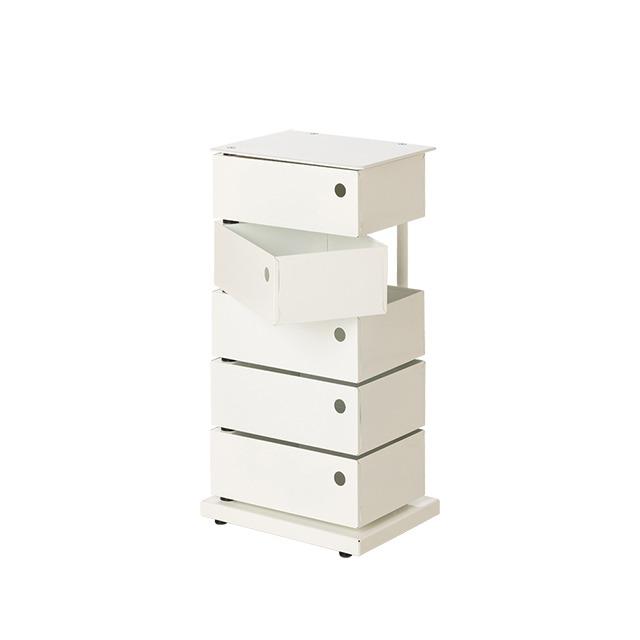 도터스 5단 피봇 캐비넷 화이트