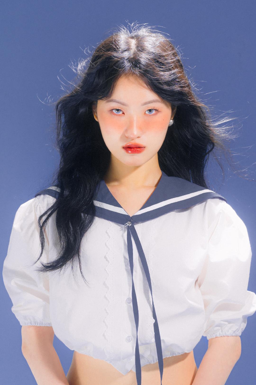 SAILOR PENDANT COLLAR_NAVY