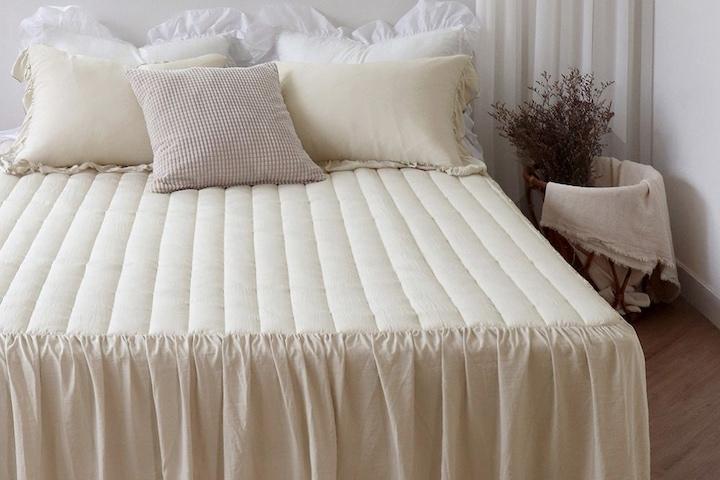 [맞춤]마이크로 모달 프릴스커트 매트리스커버 5size