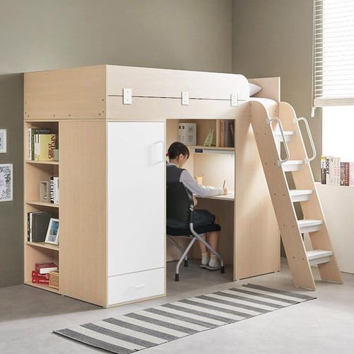 하우스 벙커형 독서실책상풀세트