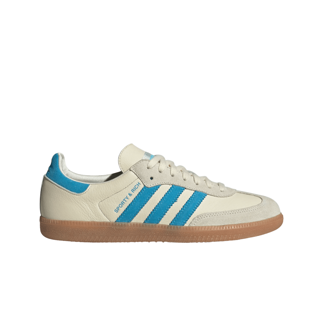 Adidas x Sporty & Rich Samba Cream Blue