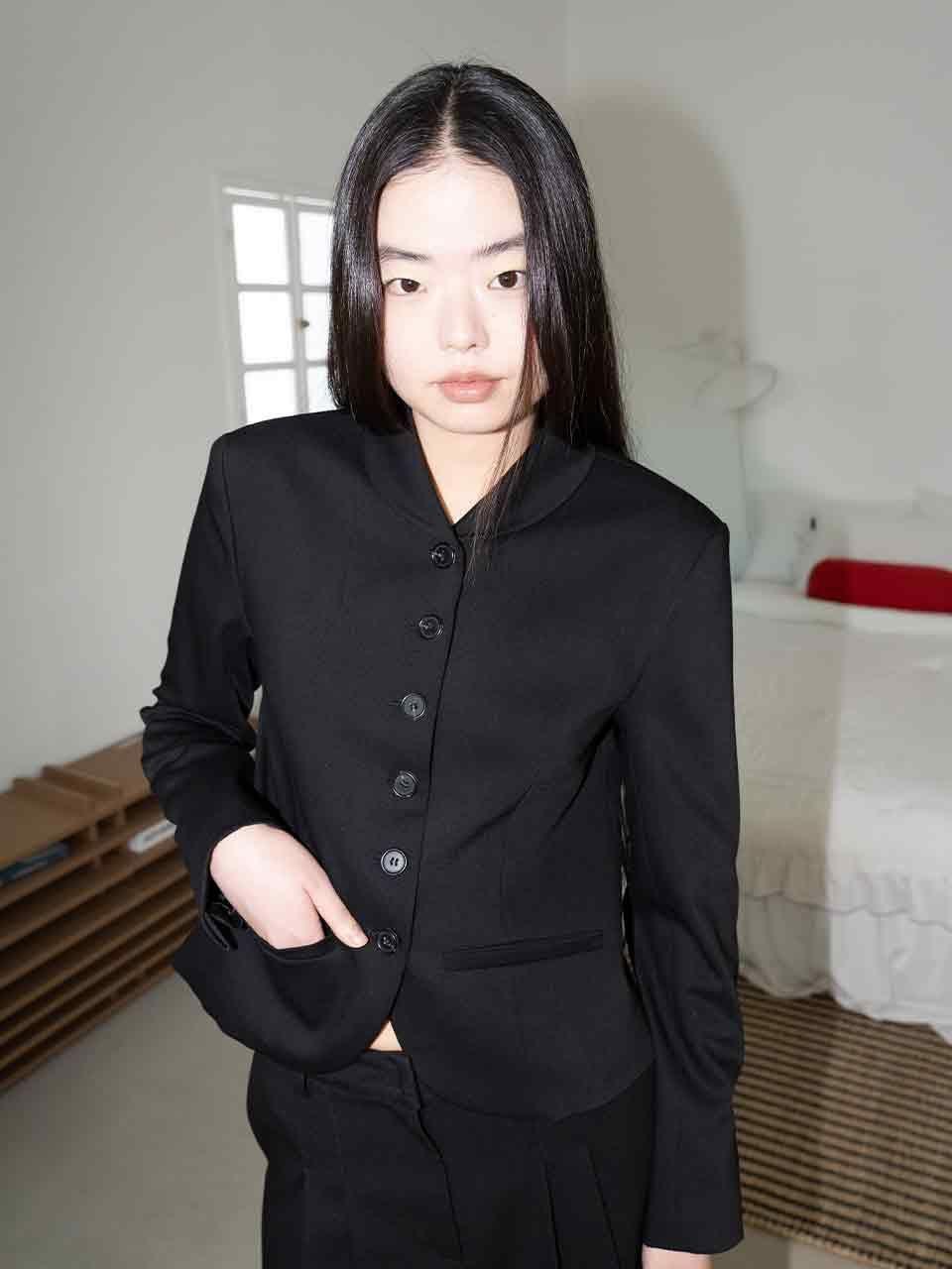 [ONSKA] [2차] CLASSIC ROUND JACKET (BLACK)