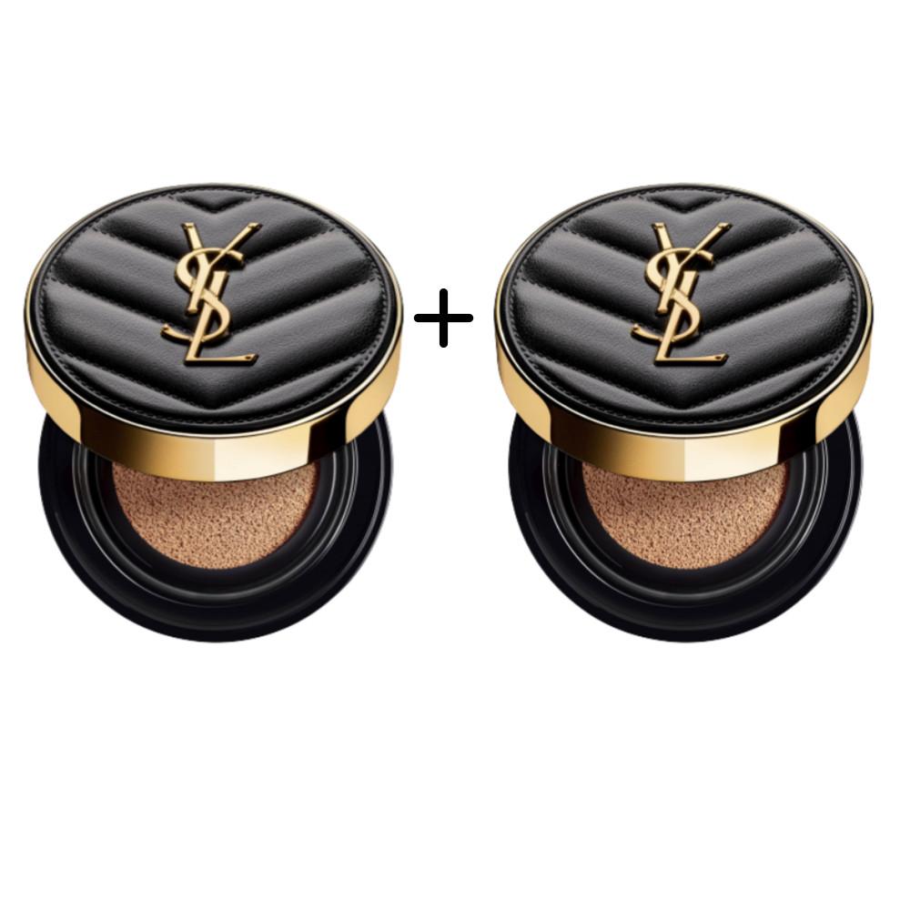 [1+1] 입생로랑 르 쿠션 엉끄르드 뽀 쿠션 팩트 20호 미니 5g x 2개 : 고디