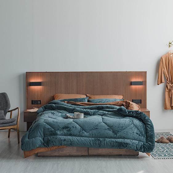 모리스 A형 LED 호텔침대