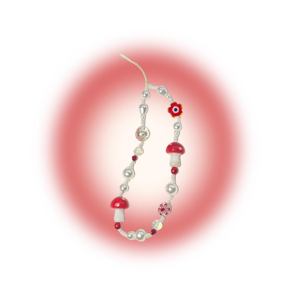 [메이데이문데이] RED Mushroom Strap