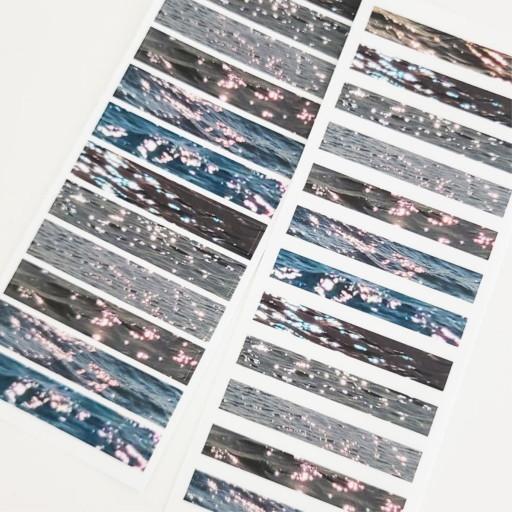 본쥬흐네 물결테이프 씰스티커